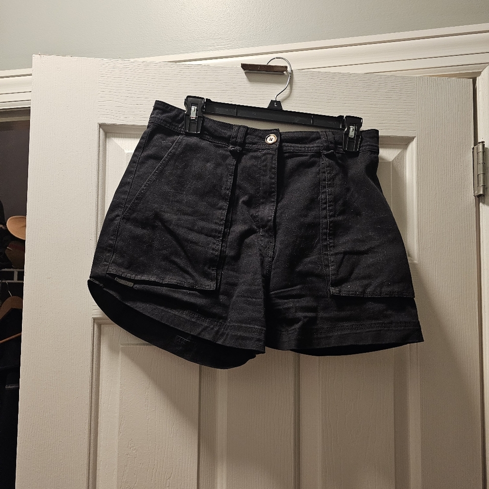 Black Cargo Shorts